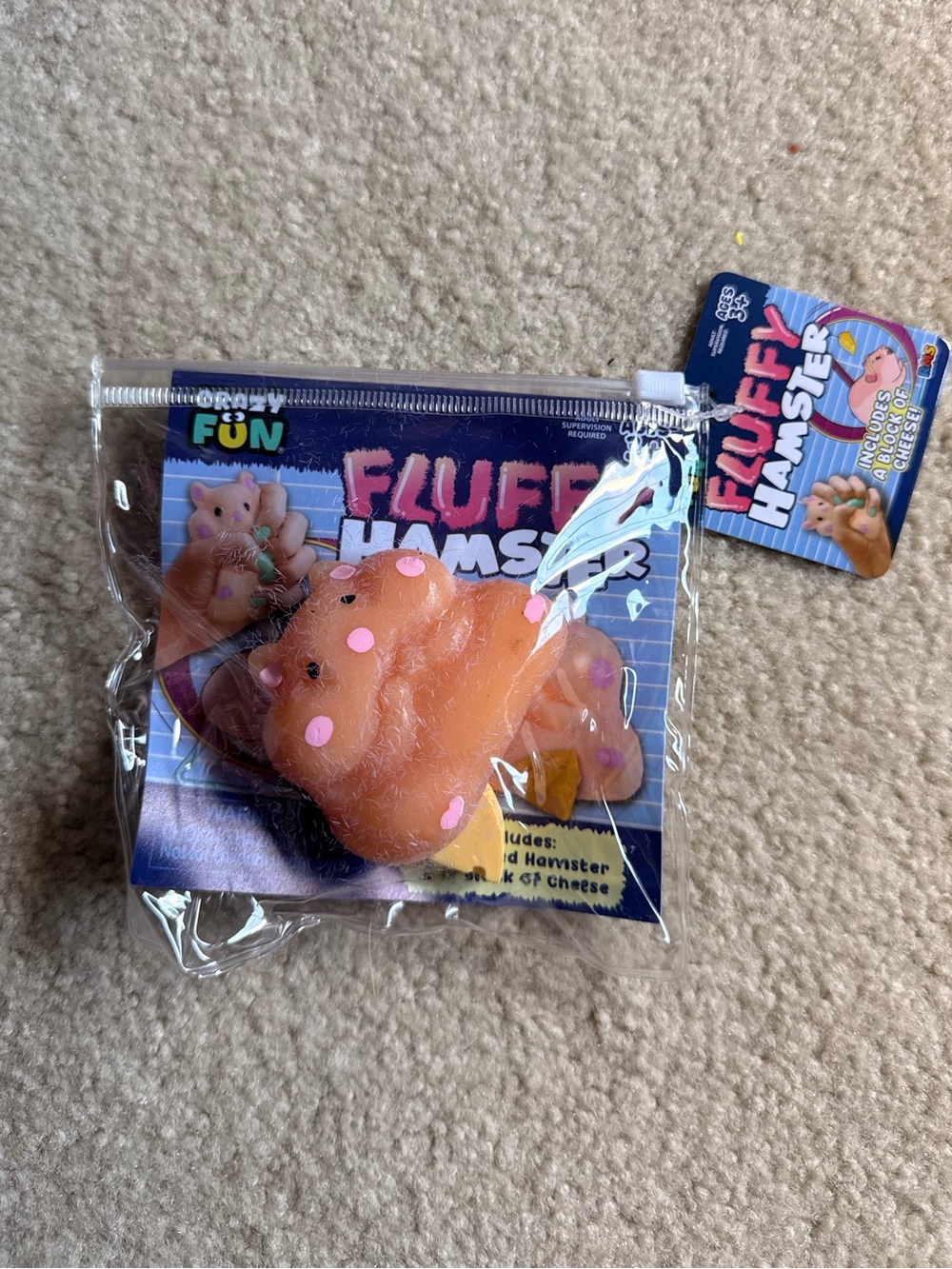 Five Below RMS Fluffy Hamster Squishy Toy